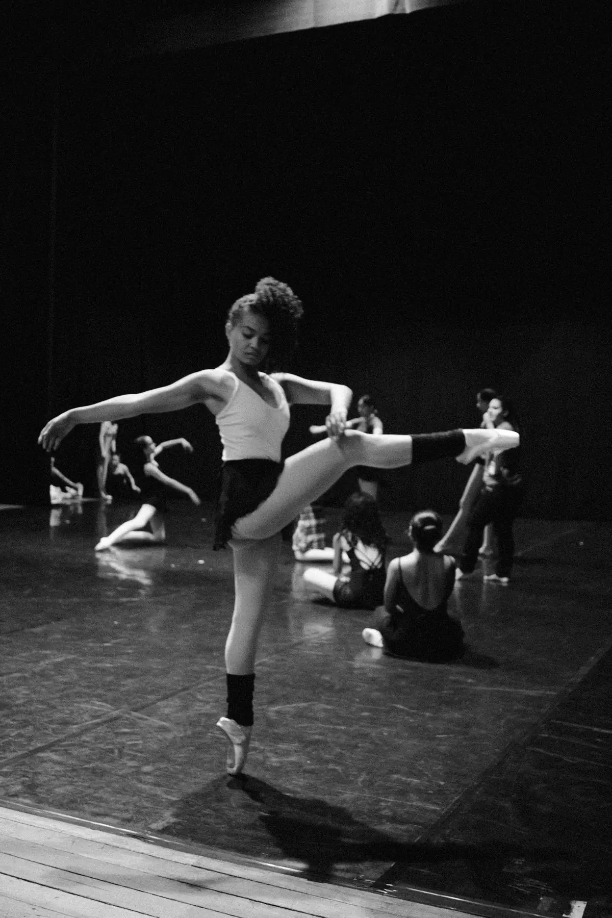 Danseurs sur scène pendant un spectacle